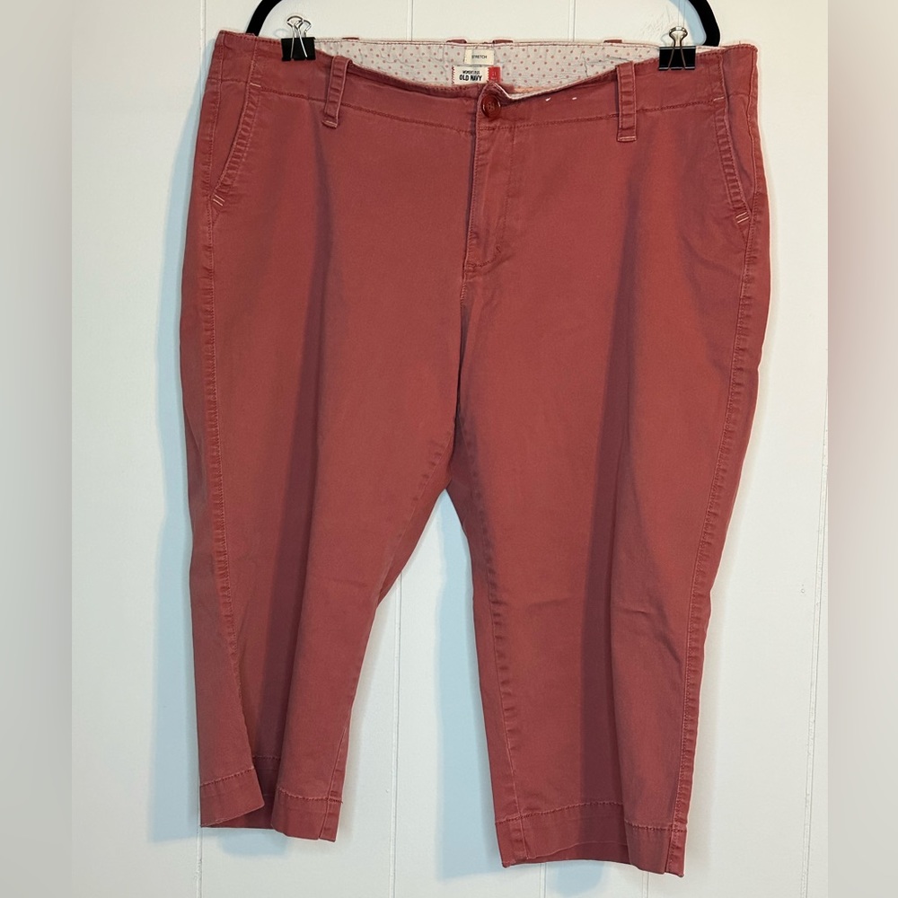 Old Navy women’s plus cotton dress wide leg capris size 16